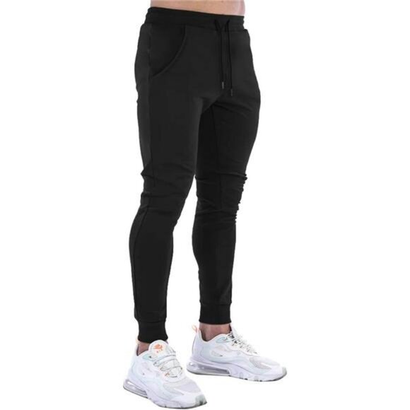 Men's Slim Joggers Gym Workout Pants, Sport Training Tapered, Athletics Joggers - Picture 2 of 7